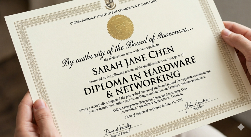 diploma in hardware & networking